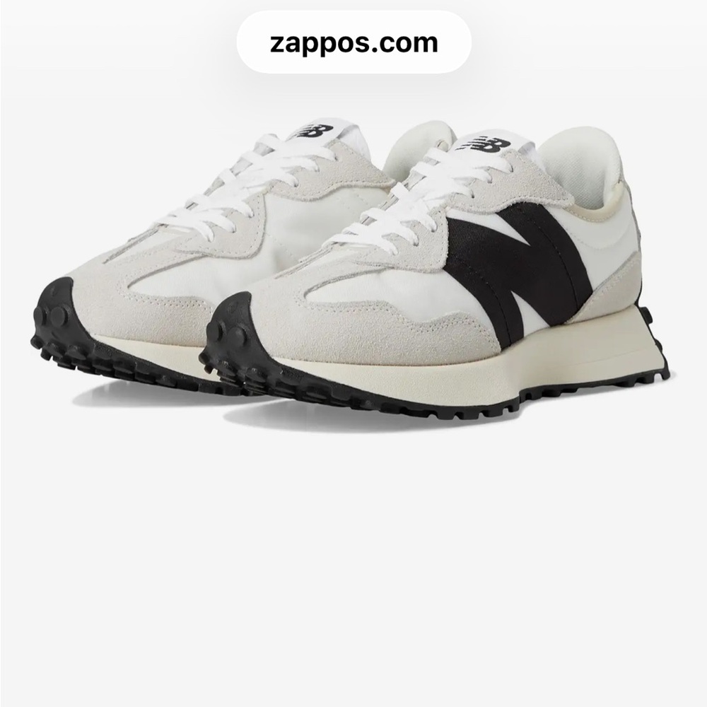 New Balance Women's Sneakers in Cream and Black